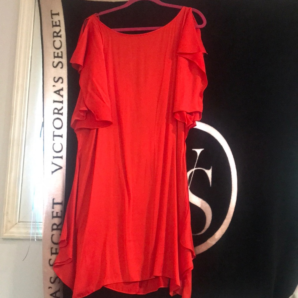 Red/ orange dress